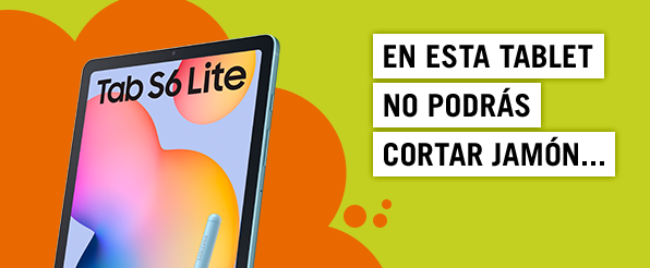 En esta tablet no podrás cortar jamón