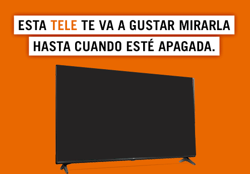 ESTA TELE TE VA A GUSTAR MIRARLA HASTA CUANDO ESTÉ APAGADA.