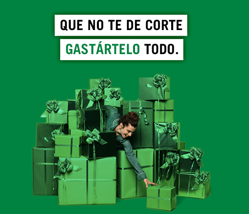 QUE NO TE DE CORTE GASTÁRTELO TODO.