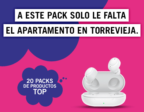 A ESTE PACK SOLO LE FALTA EL APARTAMENTO EN TORREVIEJA. 20 PACKS DE PRODUCTOS TOP.